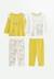 Lot de 2 pyjamas adele Jaune 1 - vertbaudet enfant 
