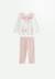 Pyjama enfant 2 pièces en velours écru louisa Ecru 1 - vertbaudet enfant 