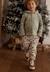 Ensemble bébé sweat-shirt à capuche et pantalon en molleton abou Vert 1 - vertbaudet enfant 