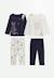 Lot de 2 pyjamas bébé gribouille Bleu 1 - vertbaudet enfant 