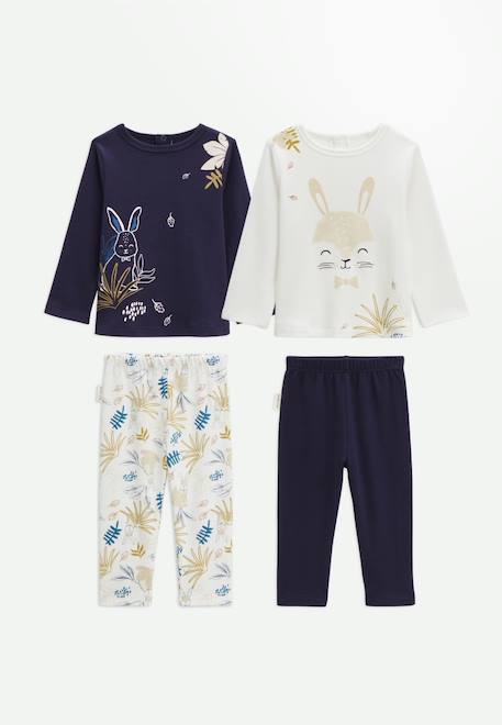 Lot de 2 pyjamas bébé gribouille Bleu 1 - vertbaudet enfant 