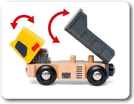 Coffret 3 engins de chantier Jaune 5 - vertbaudet enfant 