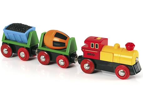 Train de marchandises avec lumière Rouge 1 - vertbaudet enfant 