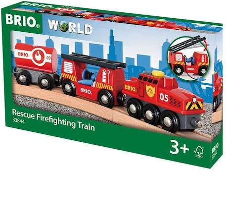 Train des pompiers Rouge 2 - vertbaudet enfant 