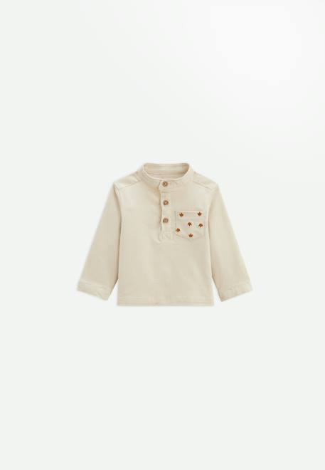 Chemise enfant en velours côtelé gribouille Beige 1 - vertbaudet enfant 