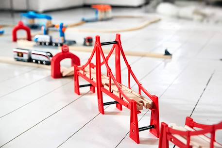 Double pont suspendu Rouge 3 - vertbaudet enfant 