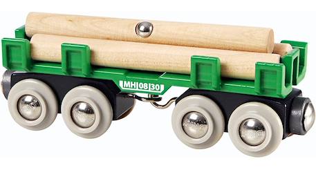 Wagon convoyeur de bois Vert 1 - vertbaudet enfant 