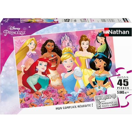 Puzzle princesses disney 45 pcs Rose 1 - vertbaudet enfant 
