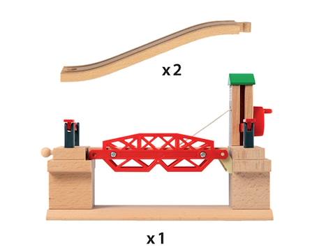 Pont basculant Rouge 4 - vertbaudet enfant 