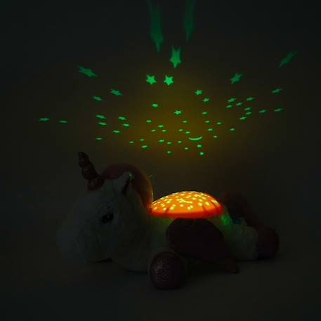 Peluche veilleuse projecteur d'étoiles licorne Rose 4 - vertbaudet enfant 