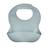 Bavoir silicone avec récupérateur Gris charme+Jaune miel+Pêche+Vert cactus 1 - vertbaudet enfant 