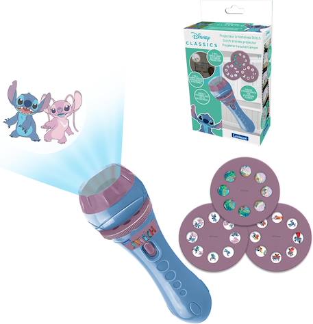 Projecteur à histoires et lampe torche stitch Bleu 1 - vertbaudet enfant 