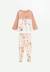 Pyjama enfant 2 pièces à pieds retroussables mindanao Rose 1 - vertbaudet enfant 