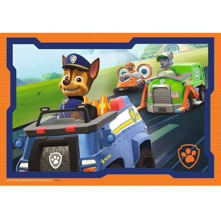 Puzzle chase et la pat‘patrouille 2x12 pcs Bleu 3 - vertbaudet enfant 