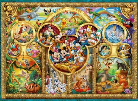 Puzzle famille disney 500 pièces Blanc 1 - vertbaudet enfant 