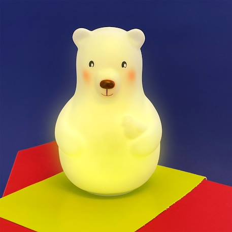 Veilleuse ours lumicolor Blanc 2 - vertbaudet enfant 