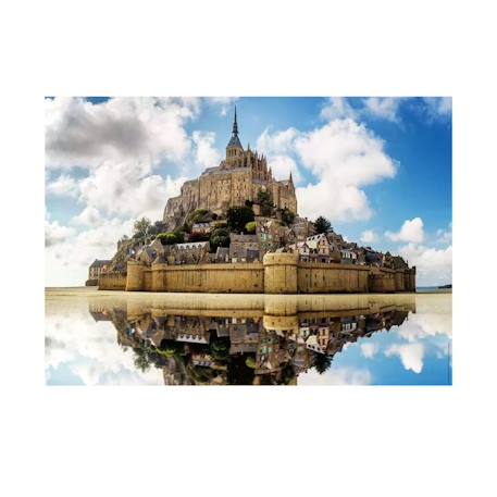 Puzzle l'abbaye du mont saint-michel 1000 pcs Blanc 2 - vertbaudet enfant 