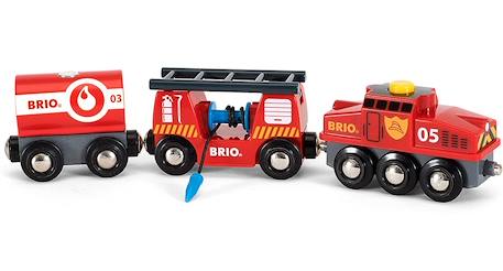 Train des pompiers Rouge 1 - vertbaudet enfant 