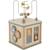 Cube d'activités en bois little farm Vert 2 - vertbaudet enfant 
