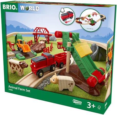 Circuit de la ferme et locomotive à pile Vert 2 - vertbaudet enfant 