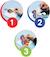 Sachet 1000 perles plastique midi mix phosphorescent Beige 5 - vertbaudet enfant 