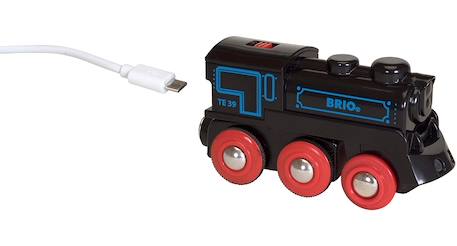 Locomotive rechargeable avec mini câble Noir 4 - vertbaudet enfant 