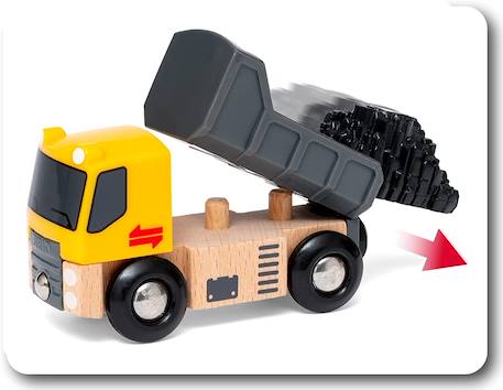 Coffret 3 engins de chantier Jaune 4 - vertbaudet enfant 