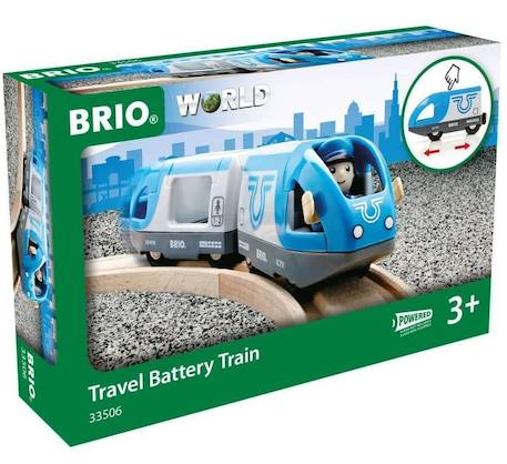 Train de voyageurs à pile Bleu 1 - vertbaudet enfant 