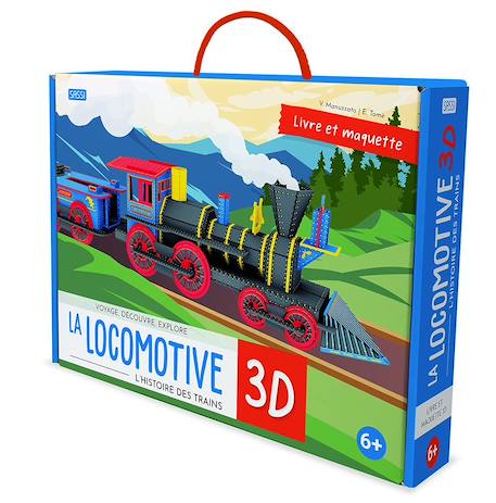 Construis la locomotive 3d Bleu 1 - vertbaudet enfant 