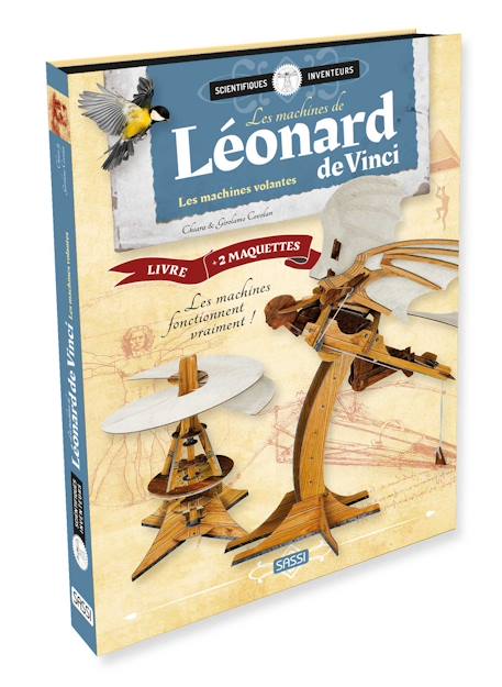 Les machines volantes de léonard de vinci Beige 1 - vertbaudet enfant 