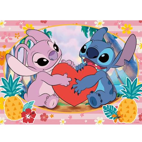 Puzzle moment en amoureux stitch 150 pcs Blanc 2 - vertbaudet enfant 