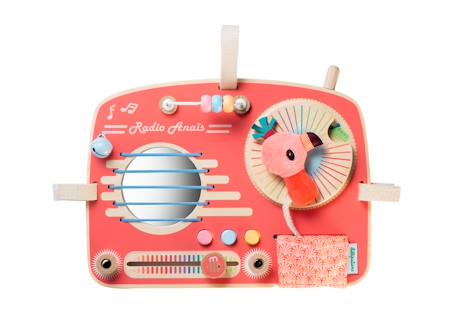 Panneau d'activités radio Rose 2 - vertbaudet enfant 