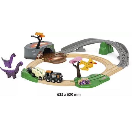 Circuit aventure dinosaure Vert 3 - vertbaudet enfant 