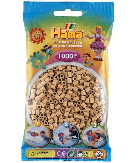 Sachet 1000 perles plastique midi café frappé Marron 1 - vertbaudet enfant 