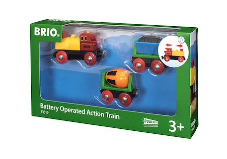 Train de marchandises avec lumière Rouge 2 - vertbaudet enfant 
