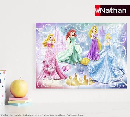 Puzzle princesses étincelantes disney 100 pcs Blanc 3 - vertbaudet enfant 