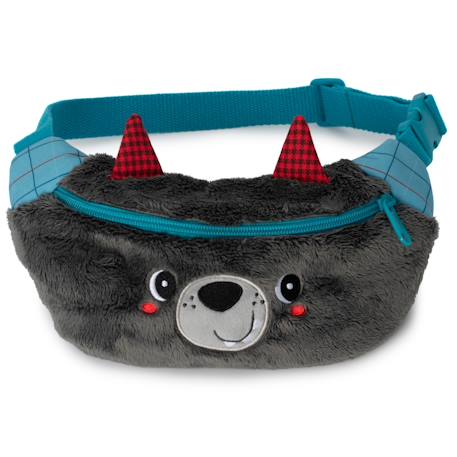 Sac banane louis le loup Gris 1 - vertbaudet enfant 