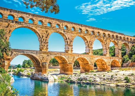 Puzzle le pont du gard 1000 pcs Blanc 2 - vertbaudet enfant 