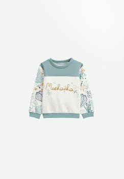 Bébé-Manteau, combipilote, nid d'ange-Sweat-shirt enfant en molleton holamuchacha