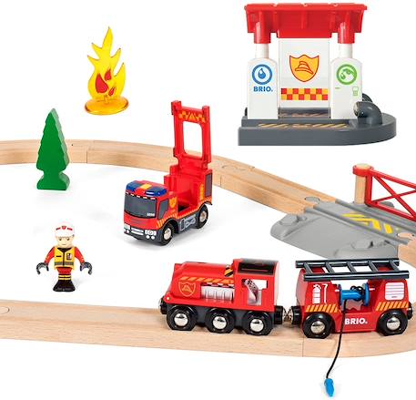 Circuit pompier Rouge 1 - vertbaudet enfant 