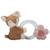 Hochet anneau faon fairy garden Rose 1 - vertbaudet enfant 
