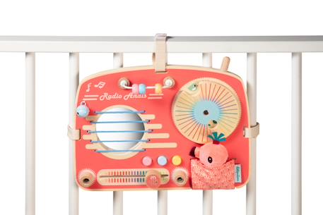 Panneau d'activités radio Rose 3 - vertbaudet enfant 