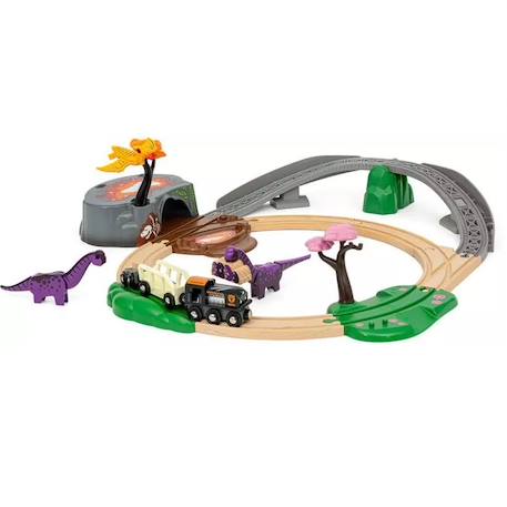 Circuit aventure dinosaure Vert 4 - vertbaudet enfant 