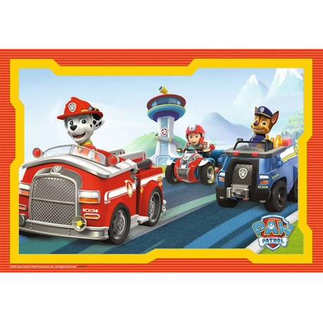 Puzzle chase et la pat‘patrouille 2x12 pcs Bleu 2 - vertbaudet enfant 