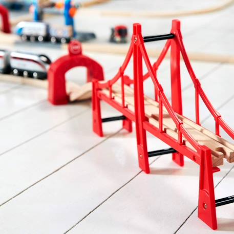 Double pont suspendu Rouge 6 - vertbaudet enfant 