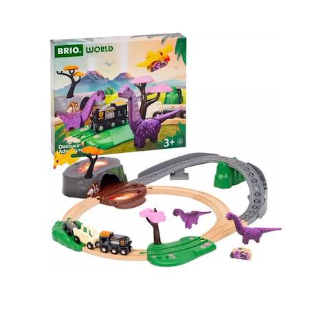 Circuit aventure dinosaure Vert 2 - vertbaudet enfant 