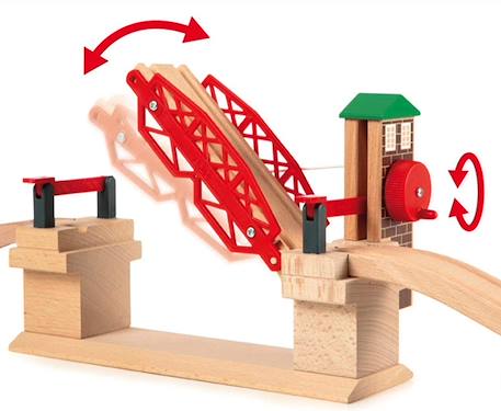 Pont basculant Rouge 2 - vertbaudet enfant 