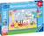 Puzzle les aventures de peppa pig 2x12 pcs Bleu 2 - vertbaudet enfant 