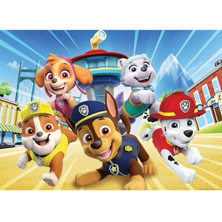Puzzle les aventures pat'patrouille 100 pcs Bleu 2 - vertbaudet enfant 