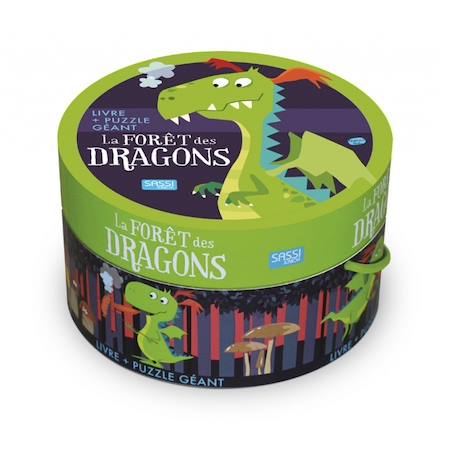 Puzzle la forêt des dragons Vert 1 - vertbaudet enfant 